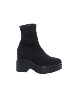 Stivaletto Polly Camoscio Nero Donna | Lorenzo Mari