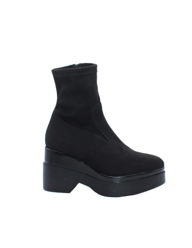 Stivaletto Polly Camoscio Nero Donna | Lorenzo Mari
