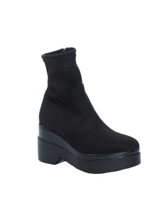 Stivaletto Polly in Camoscio Nero - Lorenzo Mari