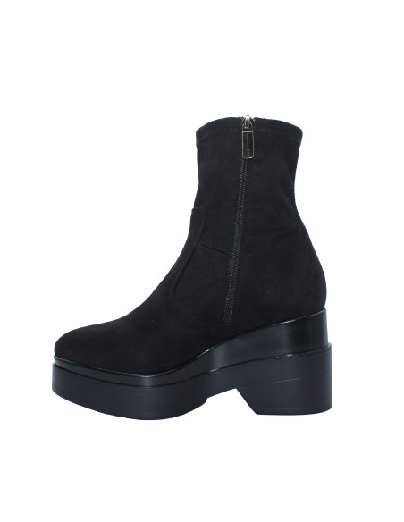 Stivaletto Polly Camoscio Nero Donna | Lorenzo Mari