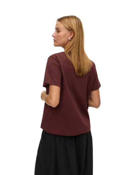 T-shirt donna Testa di Moro in felpa di 100%cotone Vero Moda
