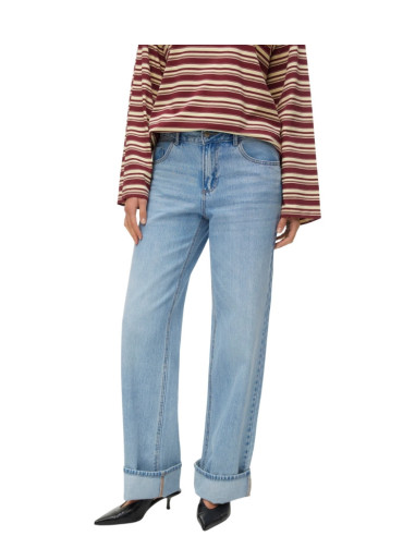 Jeans Wide Leg Vero Moda - Cotone Riciclato e Risvolto