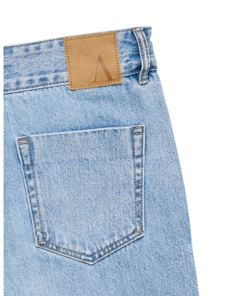 Jeans Wide Fit con Risvolto Donna