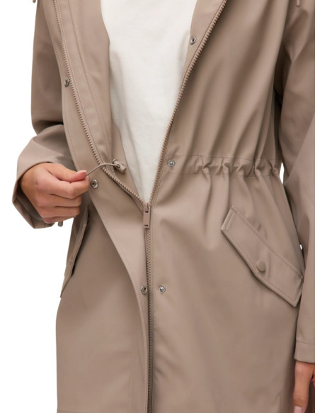 Giacca Impermeabile Cerata Tortora | Vero Moda