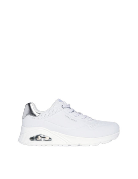 Sneakers Donna Skechers Bianca Argento Comfort