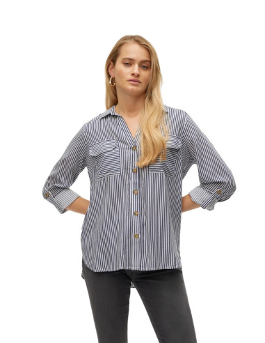 Camicia a Righe Donna in Viscosa ECOVERO™ | Stile Vero Moda