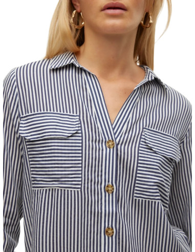 Camicia a Righe Donna in Viscosa ECOVERO™ | Stile Vero Moda