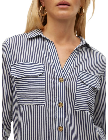 Camicia a Righe Donna in Viscosa ECOVERO™ | Stile Vero Moda