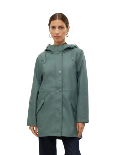 Giacca Impermeabile Cerata Salvia Donna | Vero Moda