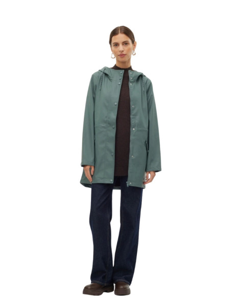 Giacca Impermeabile Cerata Salvia Donna | Vero Moda