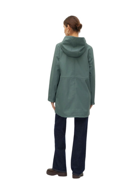 Giacca Impermeabile Donna Salvia | Cerata con Cappuccio