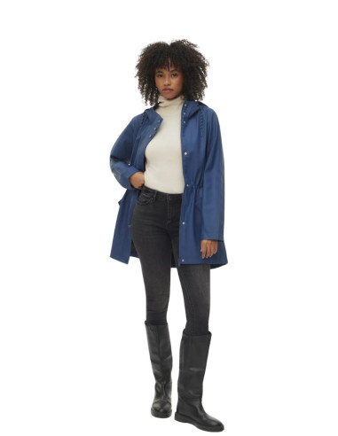 Giacca Impermeabile Donna Denim | Cerata con Cappuccio