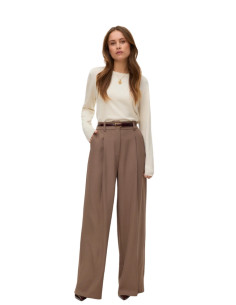 Pullover Girocollo Avorio Donna – Vero Moda