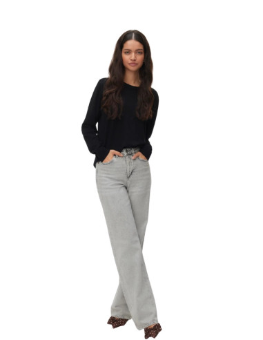 Pullover girocollo avorio donna Vero Moda