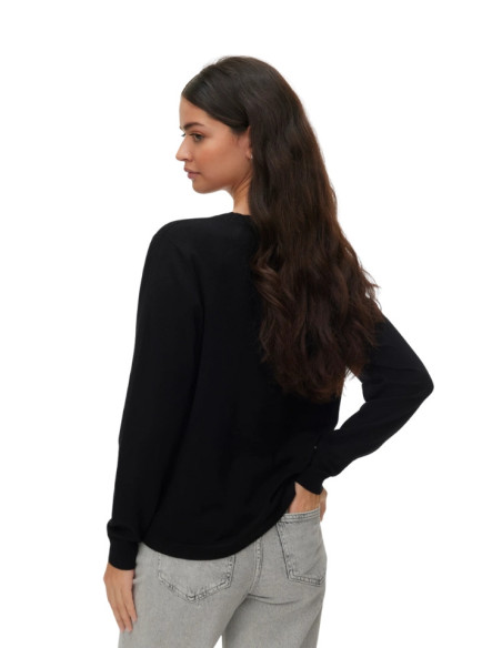 Pullover girocollo avorio donna Vero Moda