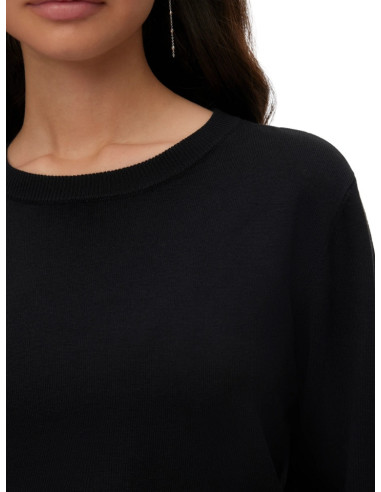 Pullover girocollo avorio donna Vero Moda