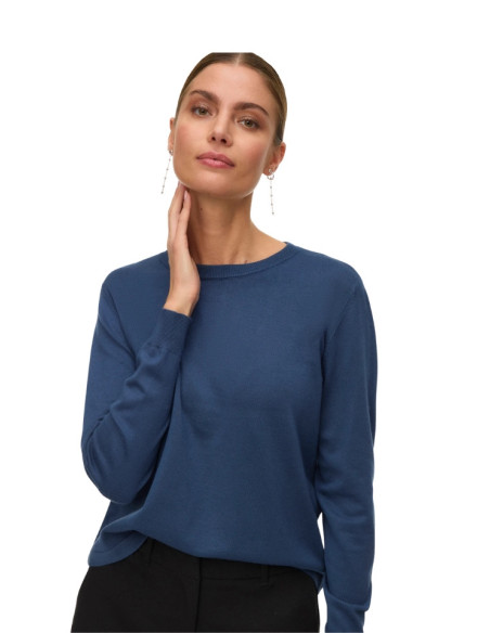 Pullover girocollo avorio donna Vero Moda
