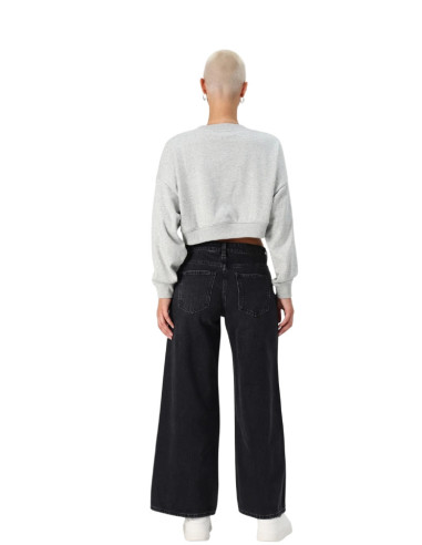 Jeans Wide Leg VERO MODA Dark Black | Fit Baggy e Comodo