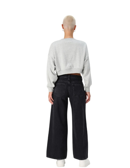 Jeans Wide Leg VERO MODA Dark Black | Fit Baggy e Comodo