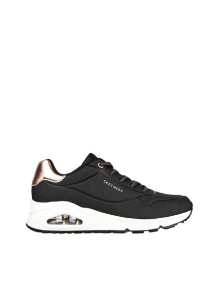 Skechers Uno Shimmer Away BLK Donna Nere