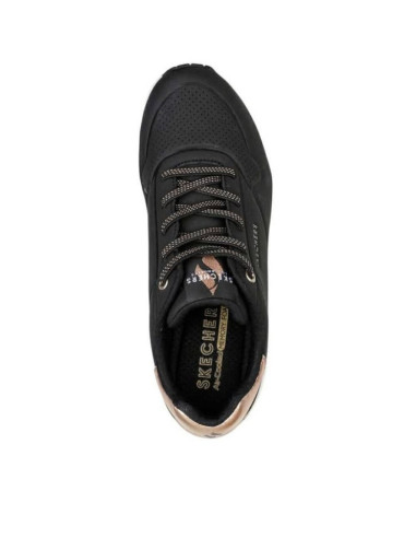 Skechers Uno Shimmer Away BLK Donna Nere