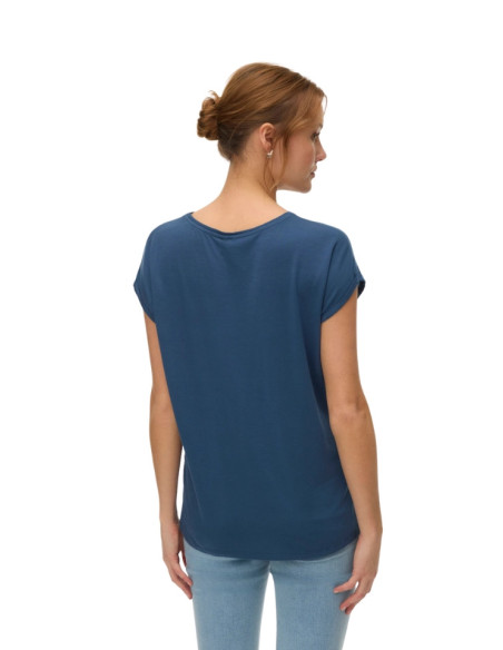 T-shirt Donna Color Denim Vero Moda | TENCEL™ Lyocell