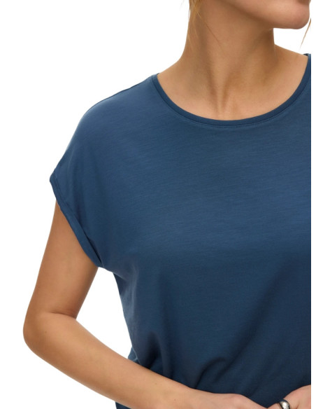 T-shirt Donna Color Denim Vero Moda | TENCEL™ Lyocell