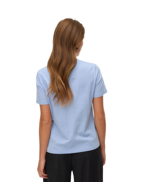 T-shirt Celeste Vero Moda 100% Cotone Biologico | Basic