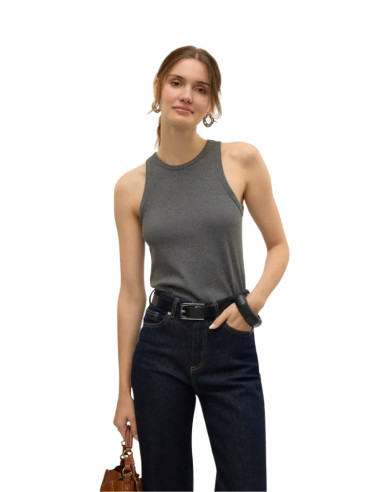 Canotta Grigia a costine Vero Moda