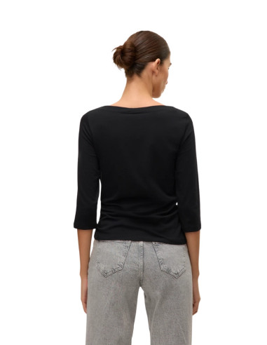 Top nero donna scollo barca Vero Moda