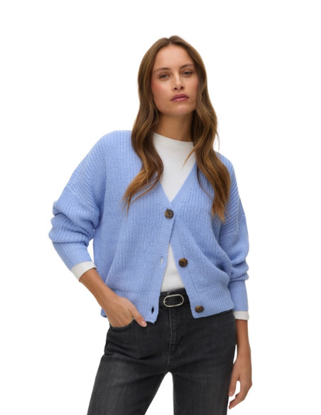 Cardigan Donna con Bottoni Tartarugati Indaco Vero Moda