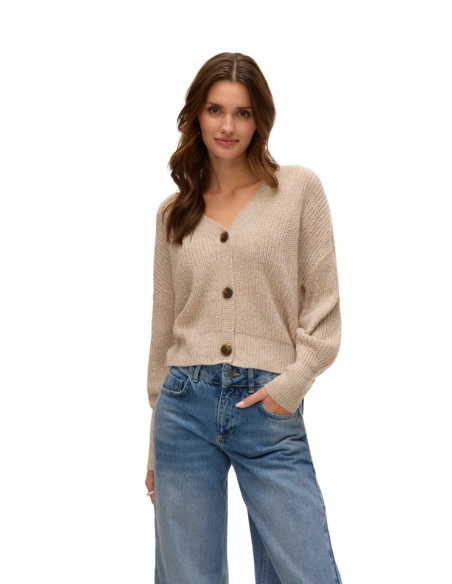 Cardigan beige donna Vero Moda