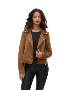 Chiodo eco alcantara cognac donna Vero Moda