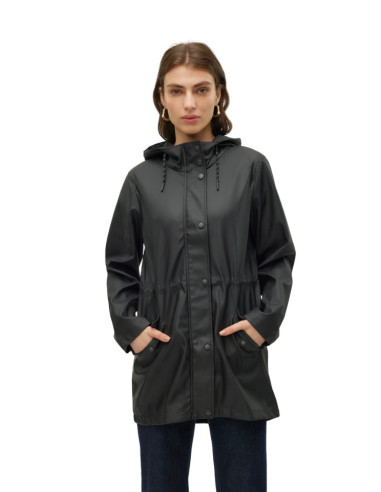 Giacca Impermeabile Donna Nera | Cerata con Cappuccio