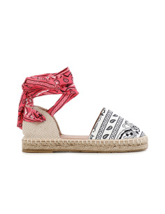 Espadrillas donna bandana con lacci alla caviglia - CafèNoir