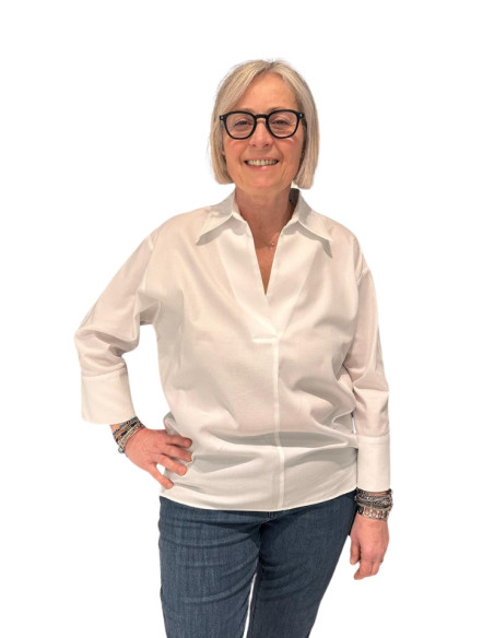 Camicia Oxford Donna E. MIRO | Oversize Cotone Elegante