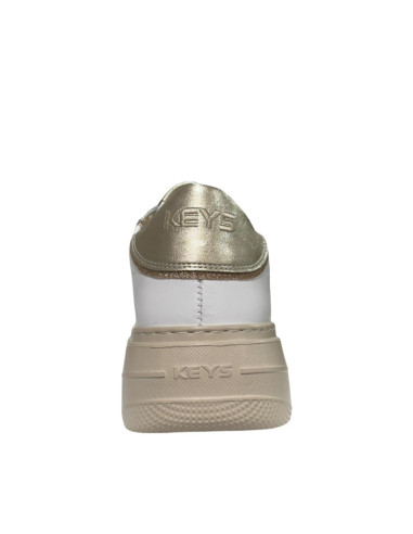 Sneakers donna Keys bianche con charm libellula