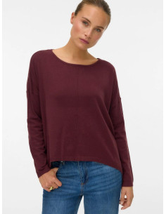 Maglioncino rigo zip sul retro