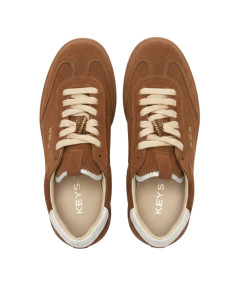 Sneakers Donna Keys in Suede Marrone Tabacco – Casual...