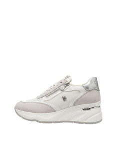 Sneakers Donna Platform Total White con Zip – Keys