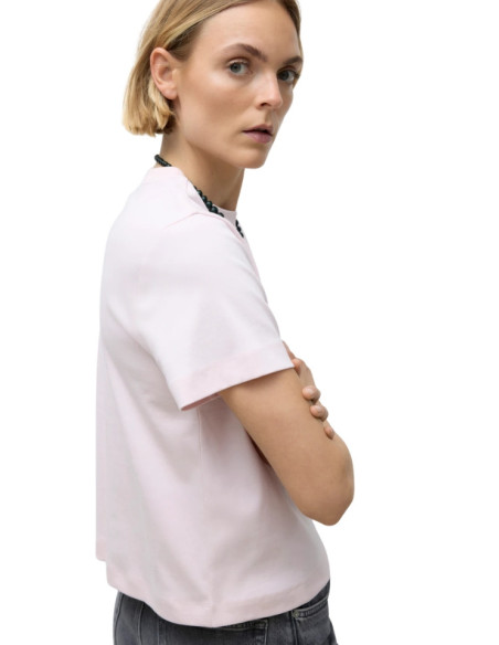 T-shirt donna Rosa in felpa 100%cotone Vero Moda