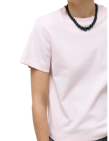 T-shirt donna Rosa in felpa 100%cotone Vero Moda