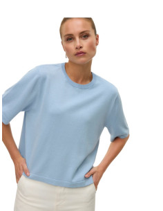 Pullover oversize donna celeste manica corta Vero Moda