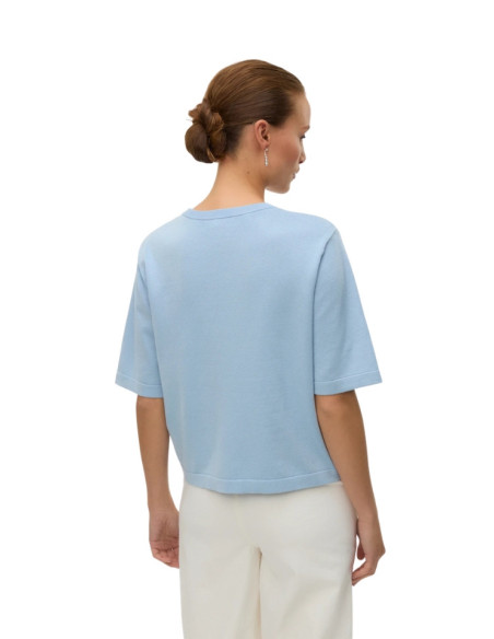 Pullover oversize donna celeste manica corta Vero Moda