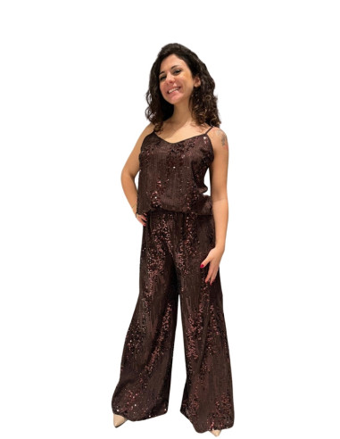 Top paillettes moro donna Zahjr