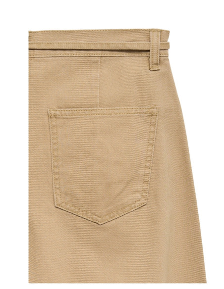 Jeans Barrel Fit Donna Sabbia
