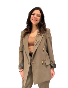 Blazer Donna Monopetto Militare Zahjr
