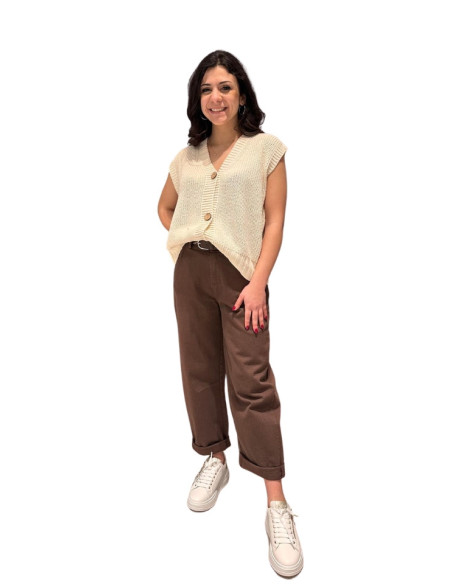 Pantalone balloon moro donna Zahjr