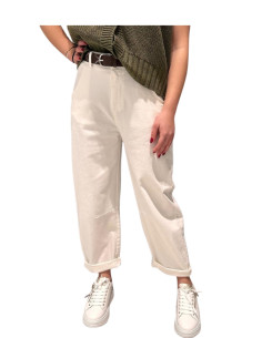 Pantalone balloon latte donna Zahjr