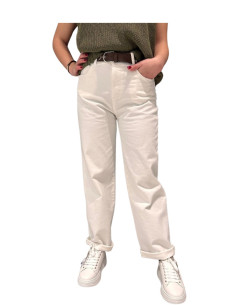 Pantalone dritto latte donna Zahjr